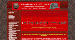 Desktop Screenshot of militaermuseum.org